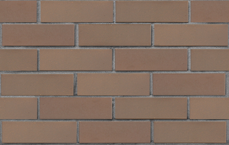 Кирпич лицевой пустотелый светло-коричневый флэш ультра гладкий