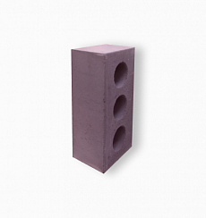 Кирпич силикатный трёхпустотный полуторный Розовый