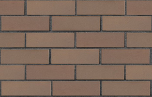 Кирпич лицевой пустотелый светло-коричневый флэш ультра гладкий