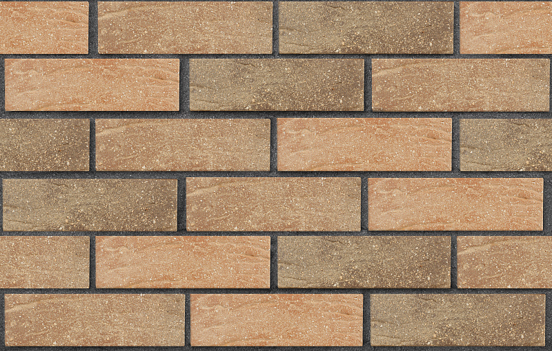 Кирпич лицевой пустотелый красный флэш с пепельной посыпкой