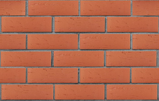 Кирпич лицевой пустотелый красный рустик