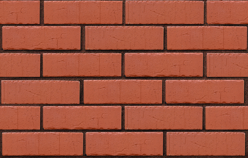 Клинкер фасадный темно-красный Амстердам