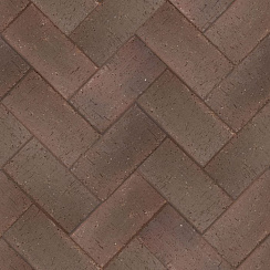 Брусчатка тёмно-красная флэш "Глазго" классик 0,51 NF